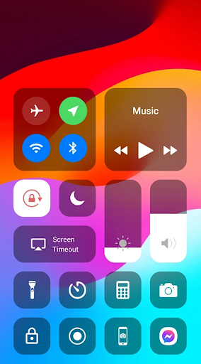 Control Center iOS 17 Screen 2