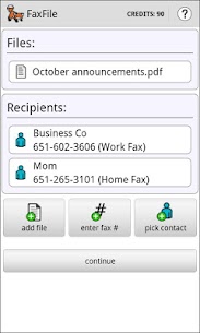FaxFile – Send Fax from phone 2