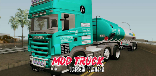 Mod Bussid Truk Tangki Trailer