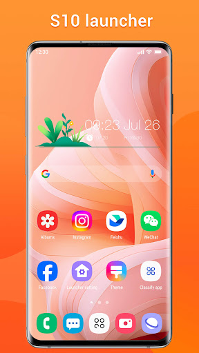 Android application Super S10 Launcher, Galaxy S10 screenshort