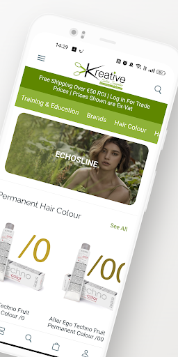 Kreative Salon Supplies Screen 2