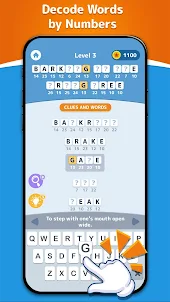 Cryptogram IQ—Word Search Game