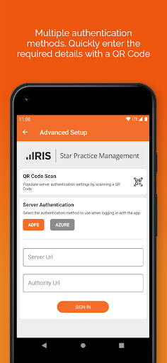 Android application IRIS Star Mobile screenshort