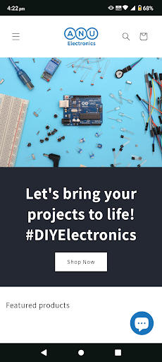 Android application Anu Electronics Shopping App screenshort