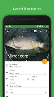 FishMemo - Fishing Tracker with Weather Forecast Captura de pantalla