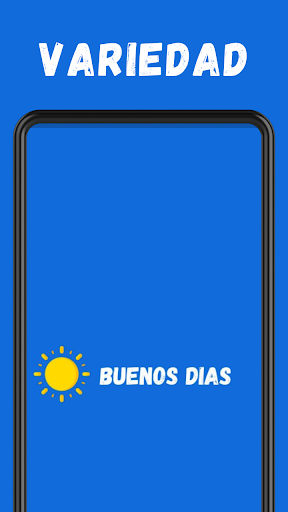 Android application Stickers de Buenos Días screenshort