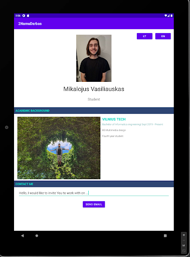 CV Mikalojus V. Screen 3