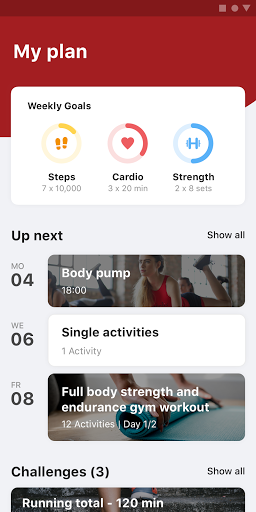 Android application MARK Fit screenshort