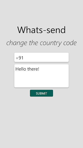 Android application Whats Send screenshort