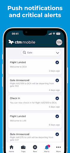 Android application CTM Mobile screenshort