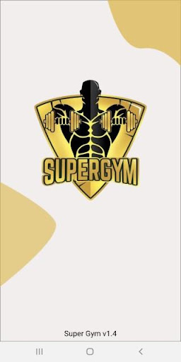 Android application Super GYM screenshort
