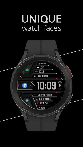Android application DADAM62 Digital Watch Face screenshort