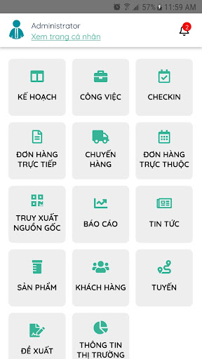 Android application Tân Thành DMS screenshort