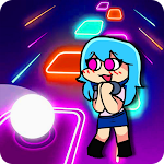 Cover Image of 下载 Sky FNF Funny Tiles Hop Music Game 2 APK