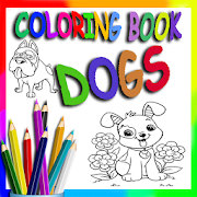 Coloring Book - Cute Dogs  Icon
