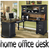 home office desk icon