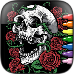 Icon image Tattoo Horror Coloring Pages
