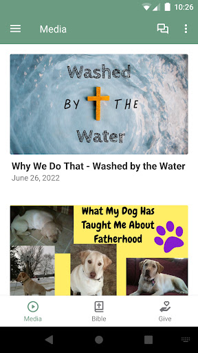 Android application Vergennes Church screenshort