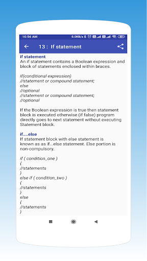 Learn Java Programming Screen 2