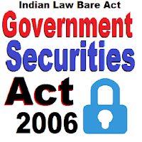 Government Securities Act 2006 - English bare Act