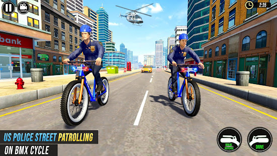 US Police BMX Bicycle Street Gangster Crime Games  Screenshots 12