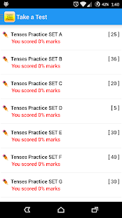 English Tenses Practice Screenshot