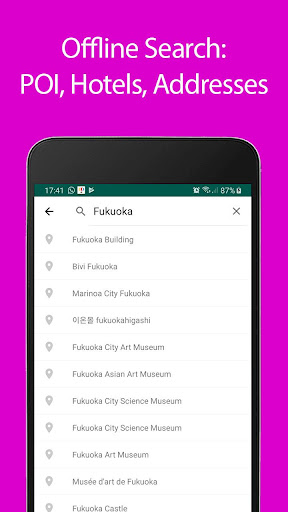 Fukuoka Offline Map and Travel Screen 3
