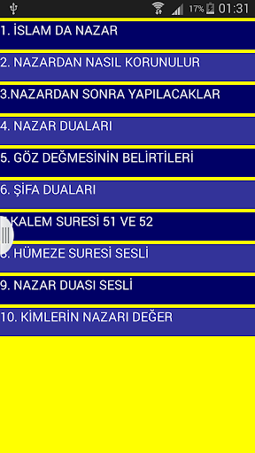 Nazar Duası Şifa Duası