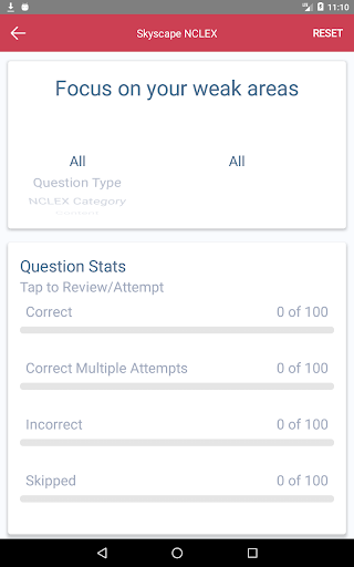 Screenshot of Skyscape NCLEX RN