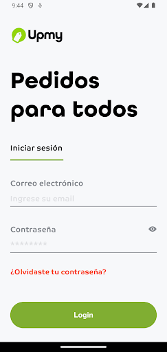 Android application Repartidores Upmy screenshort