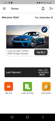 CarCard Screen 2