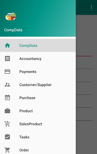 Android application CompData screenshort