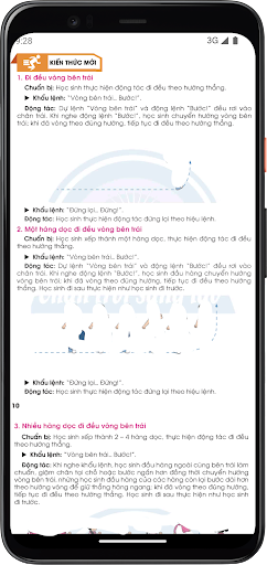 Android application Giáo dục thể chất Lớp4 screenshort