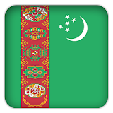 Selfie with Turkmenistan flag icon