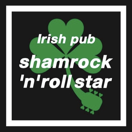 Irish pub Shamrock N Roll St logo