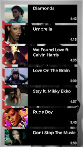 Captura 6 Rihanna All Song All Album Mus android