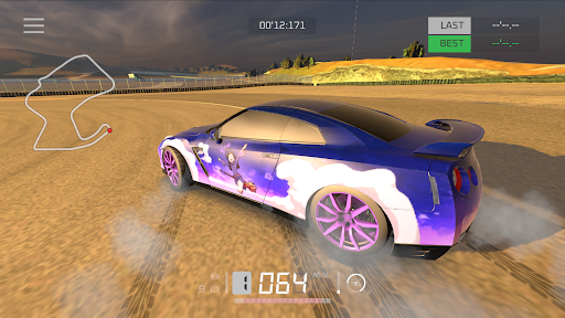 Android application Driving Simulator: SemiArcade screenshort