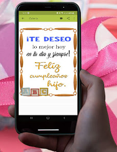 Screenshot 4 Feliz Cumpleaños Hijo - Dedica android