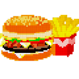Food Color by Number Book-Pixel Art, Draw Painting icon