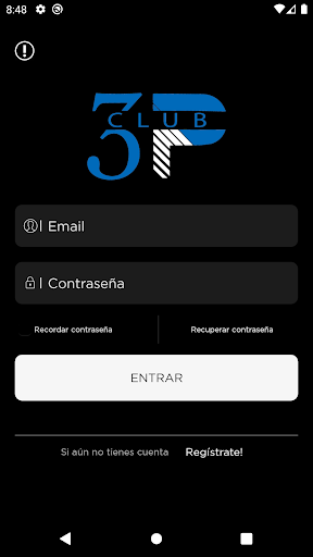 Android application 3P Club screenshort