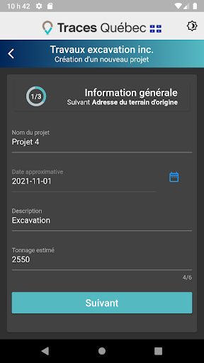 App screenshot