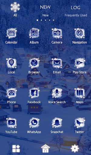 Shirakawa-go Winter Theme Screen 3
