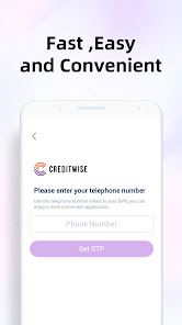 CreditWise-reliable loan app screen 1