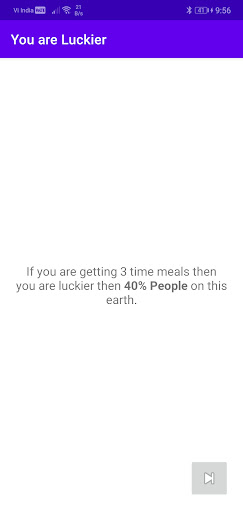 Screenshot of You Are Luckier