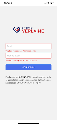 Groupe Verlaine - App terrain Screen 2