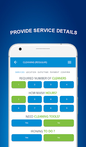 McKleenz® (Home Services) Screen 2