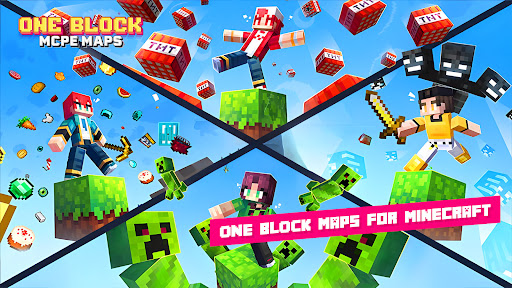 Android application Craft One Block Survival Maps screenshort