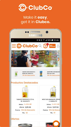 Android application ClubCo S.A. screenshort