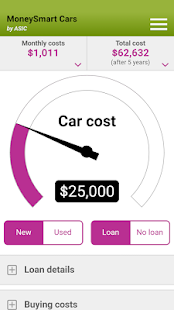 MoneySmart Cars Screenshot