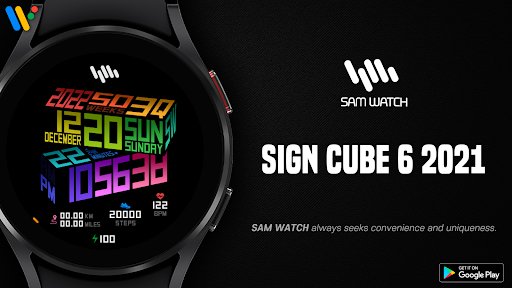 Android application SamWatch SIGN CUBE 6 2021 screenshort